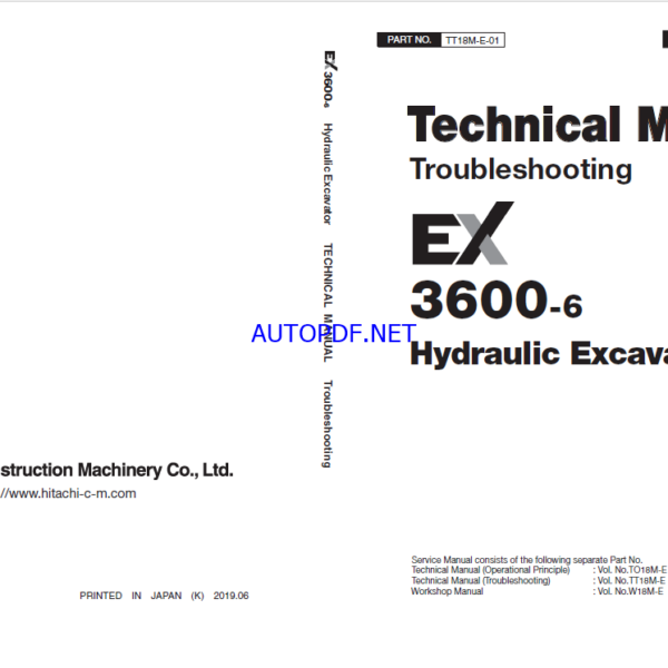 EX3600-6 Technical Manual Troubleshooting