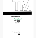 John Deere 690B Excavator Technical Manual (TM1093)
