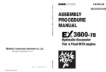 EX3600-7B (MTU T4F) ASSEMBLY PROCEDURE MANUAL 2022.05
