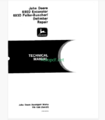 John Deere 690D Excavator and 693D Feller-Buncher Delimber Repair Technical Manual (TM1388)