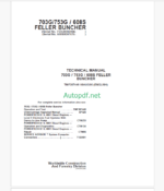 John Deere 700 Series OEM Engines Technical Manual (TM1261)