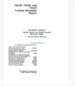 John Deere 703JH, 753JH, and 759JH Tracked Harvester Repair Technical Manual