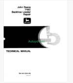 John Deere 710C Backhoe Loader Repair Technical Manual (TM1451)
