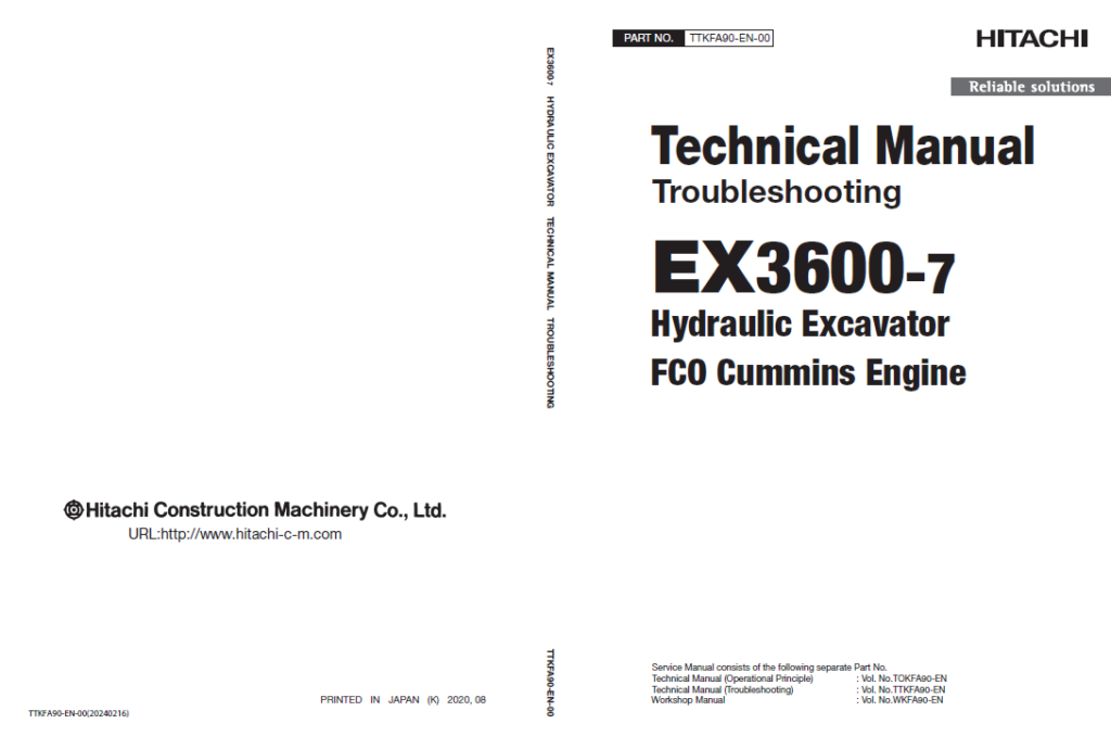EX3600-7(Cummins FCO) Technical Manual Troubleshooting
