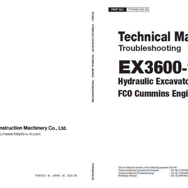 EX3600-7(Cummins FCO) Technical Manual Troubleshooting