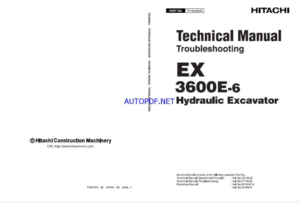 EX3600E-6 Technical manual (Troubleshooting)