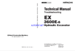 EX3600E-6 Technical manual (Troubleshooting)