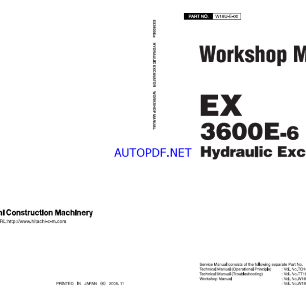 EX3600E-6 Technical manual (Troubleshooting)