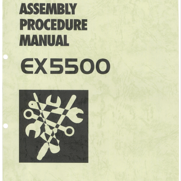EX5500 PREVENTIVE MAINTENANCE PROGRAM KIT ASSEMBLY PROCEDURE MANUAL