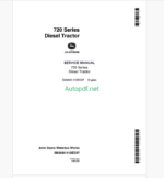 John Deere 720 Series Diesel Tractor Service Manual (SM2020)