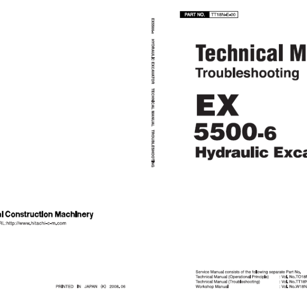 EX5500-6 Technical Manual (Troubleshooting)