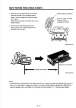 EX5600-7P(Cummins FCO) VISUAL INSPECTION CHECK SHEETS