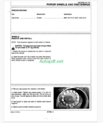 John Deere 690DR Excavator With All Terrain Wheeled Undercarriage Technical Manual (TM124557)