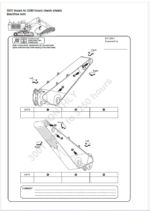 EX1200-7 OPERATOR'S QUICK VISUAL INSPECTION CHECK SHEETS (BACKHOE FRONT)