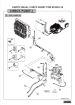 EX3600-7B PARTS VISUAL CHECK SHEET(Cummins Tier4 Final Engine)