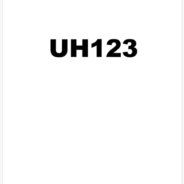 UH123 Service Manual for Cuba spec