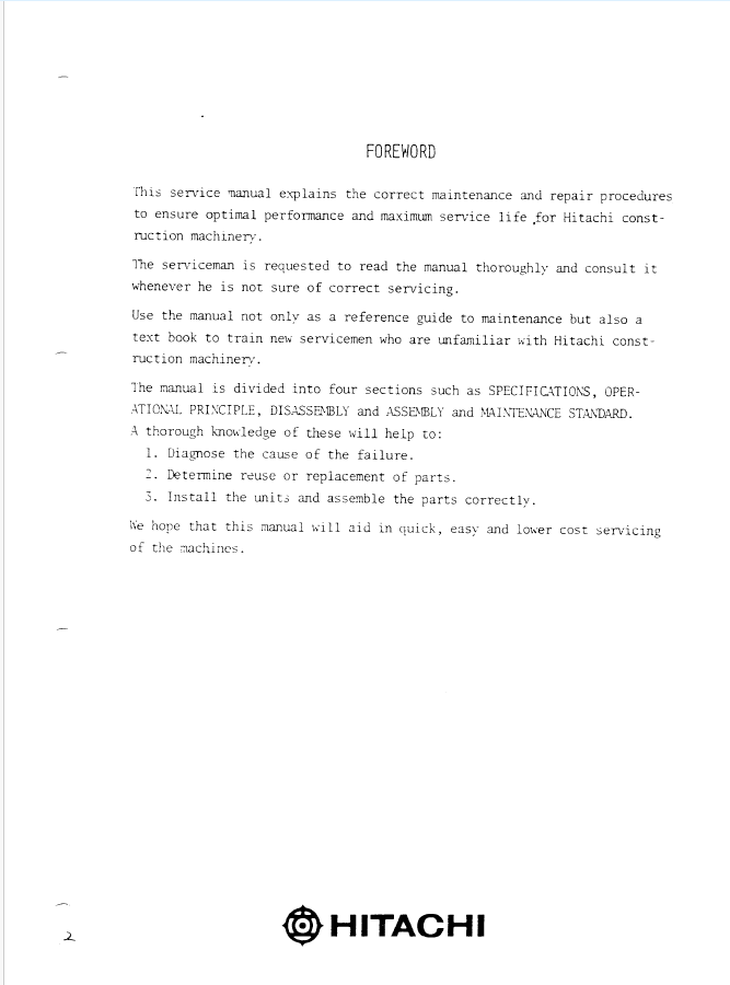 UH501 Service Manual