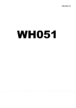 WH051 Service manual