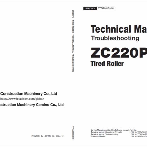 ZC220P-7 Technical Manual (Troubleshooting)