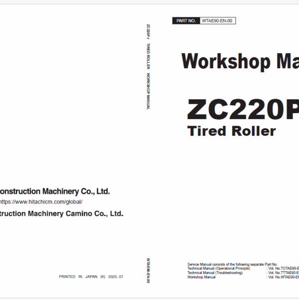 ZC220P-7 Workshop Manual