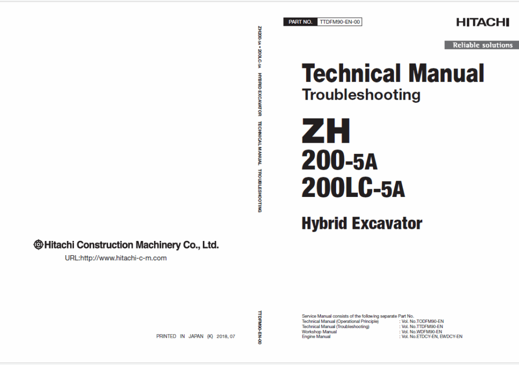 ZH200-5A Technical Manual (Troubleshooting)