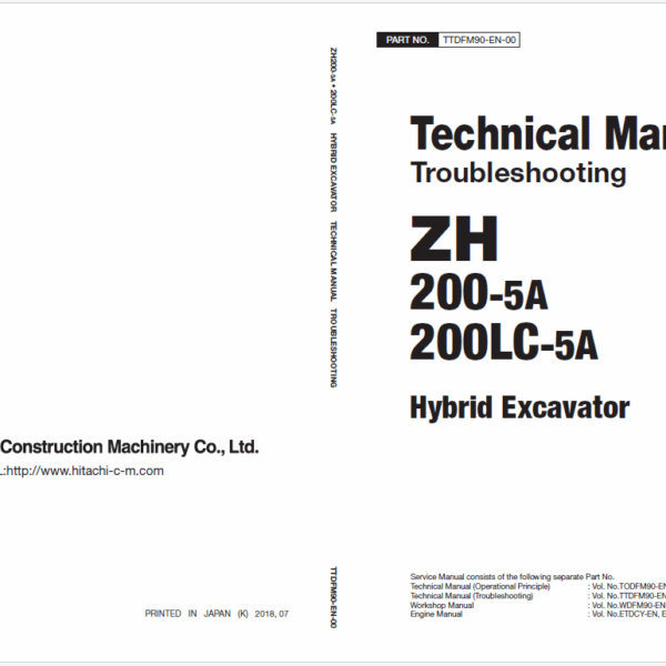 ZH200-5A Technical Manual (Troubleshooting)