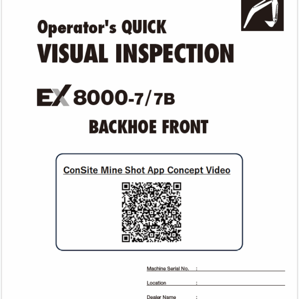 EX8000-7 Operator's Quick Visual Inspection,