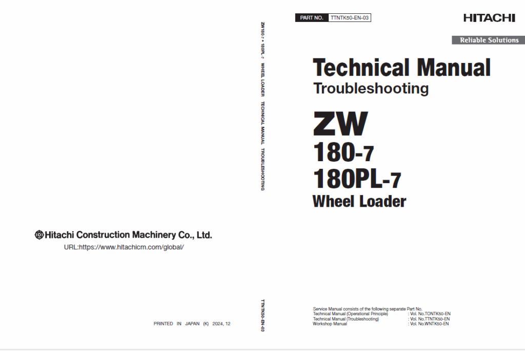 ZW180-7180PL-7 Technical Manual (Troubleshooting)