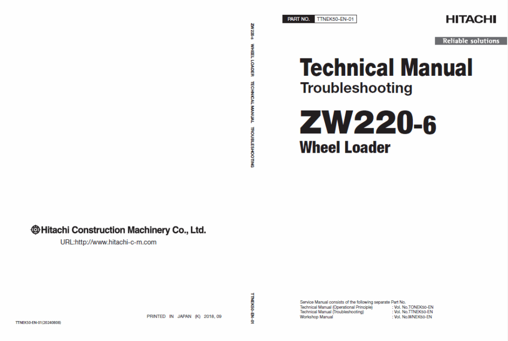 ZW220-6 Technical Manual (Troubleshooting)