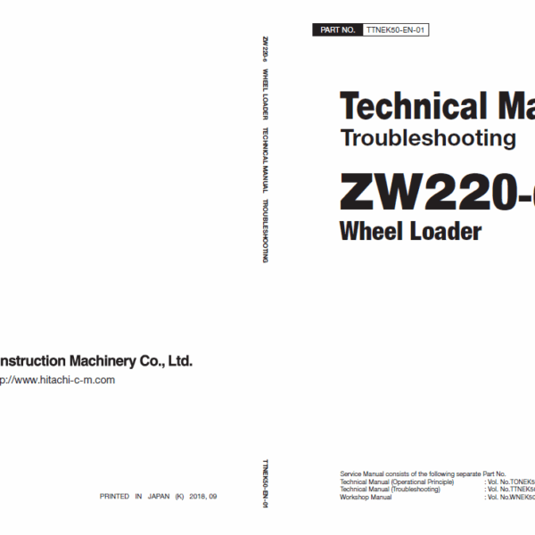 ZW220-6 Technical Manual (Troubleshooting)