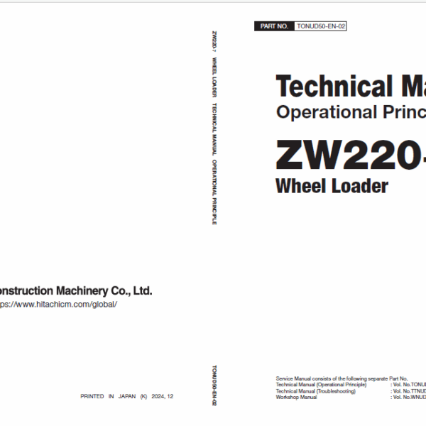 ZW220-7 Technical Manual (Operational Principle)