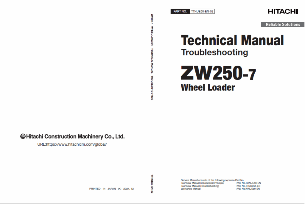 ZW250-7 Technical Manual (Troubleshooting)