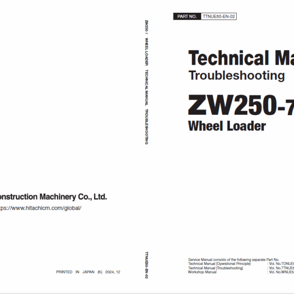 ZW250-7 Technical Manual (Troubleshooting)