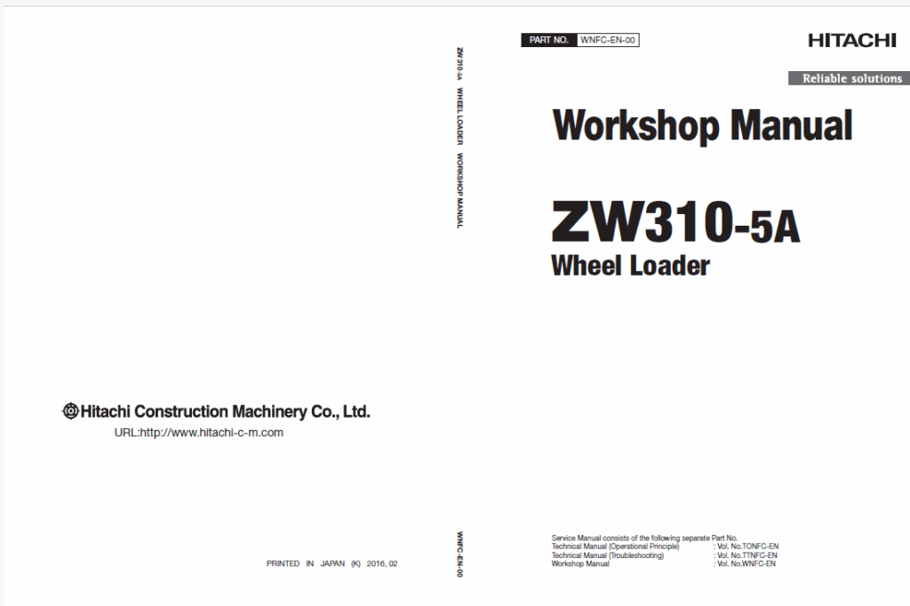 ZW310-5A Workshop Manual