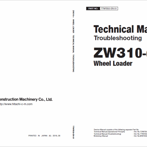 ZW310-6 Technical Manual (Troubleshooting)