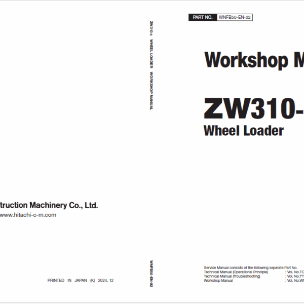 ZW310-6 Workshop Manual