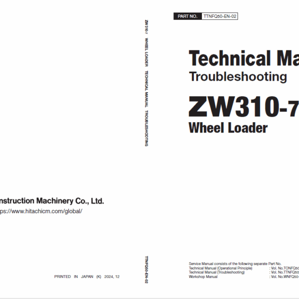 ZW310-7 Technical Manual (Troubleshooting)