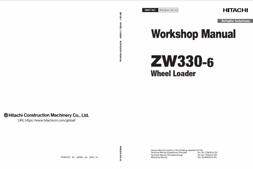 ZW330-6 Workshop Manual