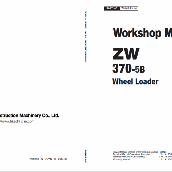 ZW370-5B Workshop Manual
