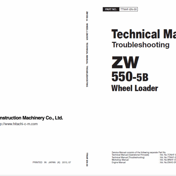 ZW550-5B Technical Manual (Troubleshooting)