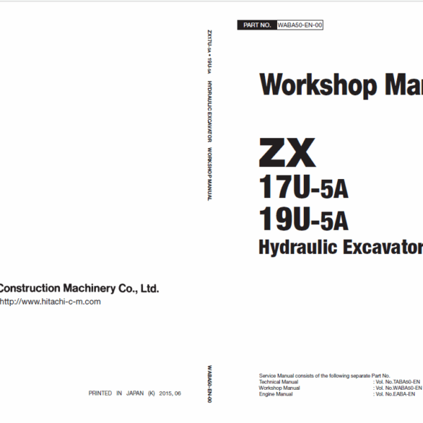 ZX17U-5A,ZX19U-5A Workshop Manual