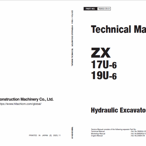 ZX17U-6,ZX19U-6 Technical Manual