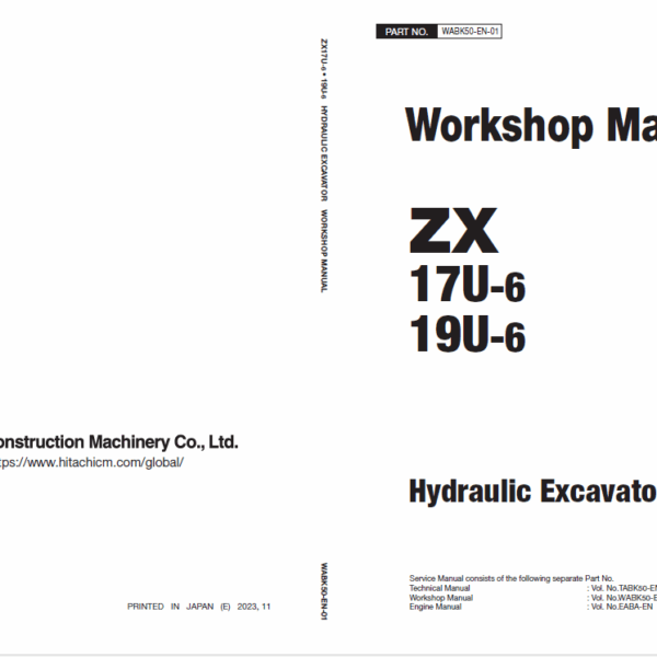 ZX17U-6,ZX19U-6 Workshop Manual