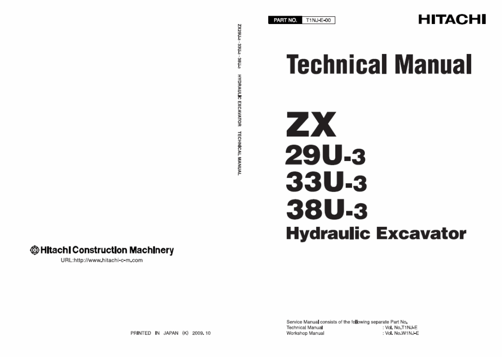 ZX29U-3,ZX33U-3,ZX38U-3 Technical Manual