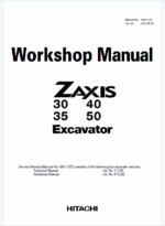 ZX30,ZX35,ZX40,ZX50 Workshop manual