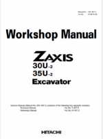 ZX30U-2,ZX35U-2 Workshop manual