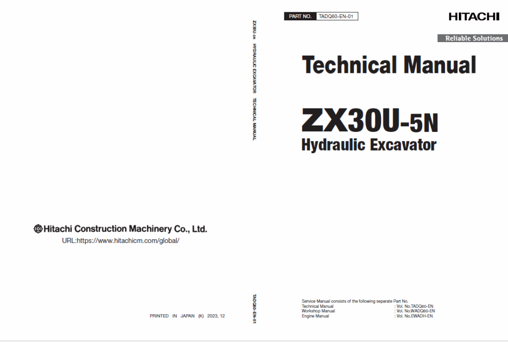 ZX30U-5N Technical Manual