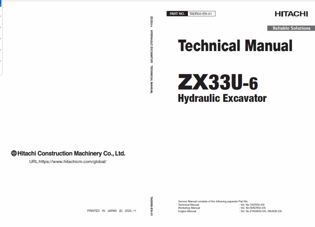 ZX33U-6 Technical Manual
