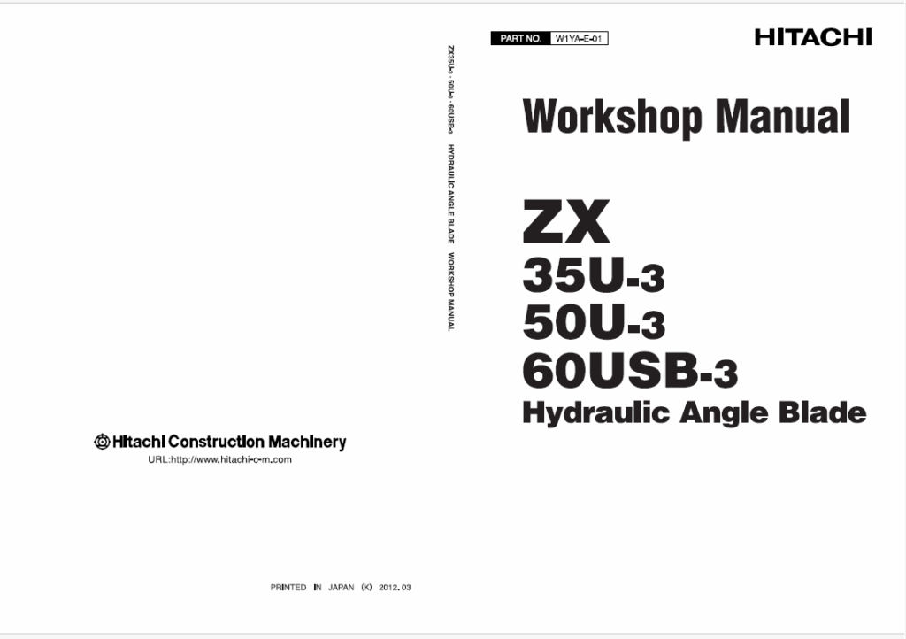 ZX35U-3, ZX50U-360USB-3 PA Blade Workshop Manual