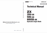 ZX35U-5NZX50U-5NZX60USB-5N Angle Blade Technical Manual